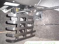 Pedalabdeckung für Gas- / Bremse, abnehmbar